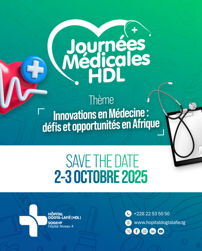 Togo : l'hôpital DOGTA-LAFIE annonce la tenue de ses premières journées médicales