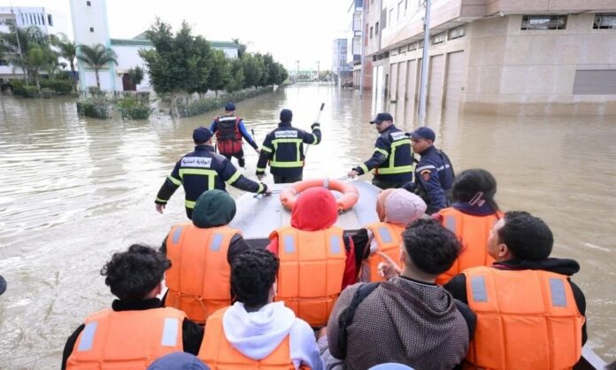 Ksar El Kébir Inondations à Ksar El Kébir : Suspension des cours et évacuations massives