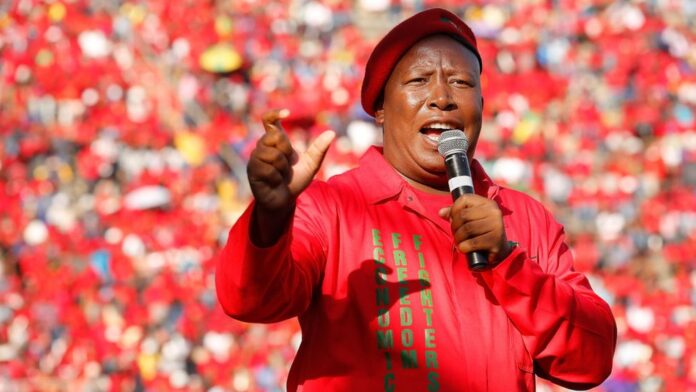 Afrique du Sud : forte mobilisation pour le leader de l’opposition Julius Malema avant sa condamnation