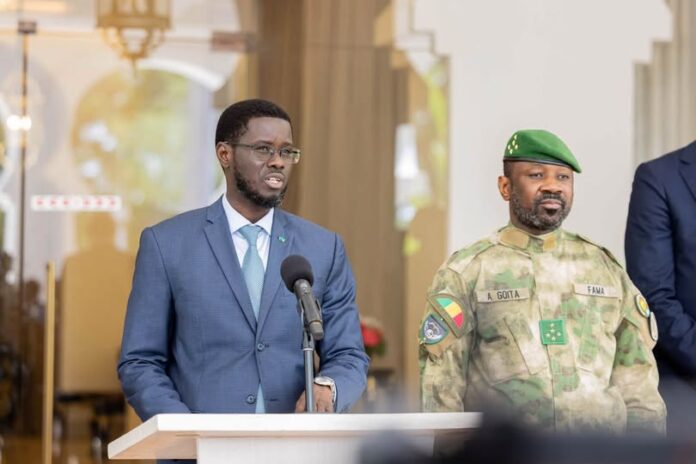 Le Sénégal est prêt « à accompagner le Mali » : Diomaye Faye tend la main à Assimi Goïta sans évoquer la Cédéao